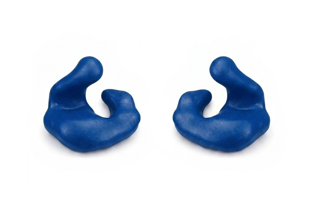 Custom fit swimming earplugs
